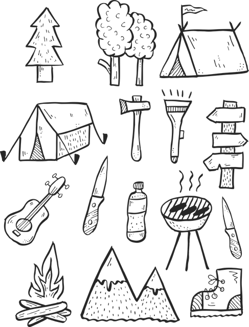 flashlight, camping, outdoors