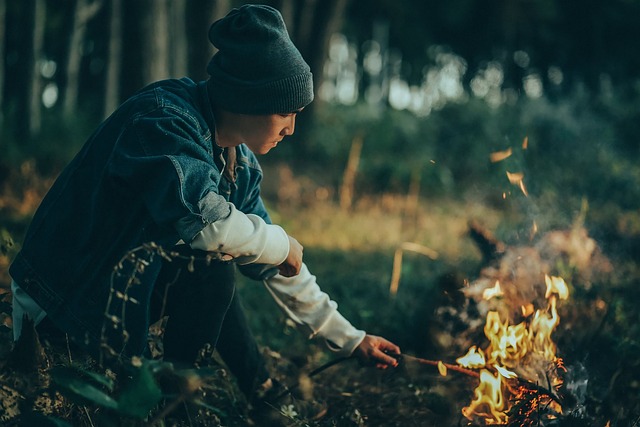 flashlight, camping, outdoors