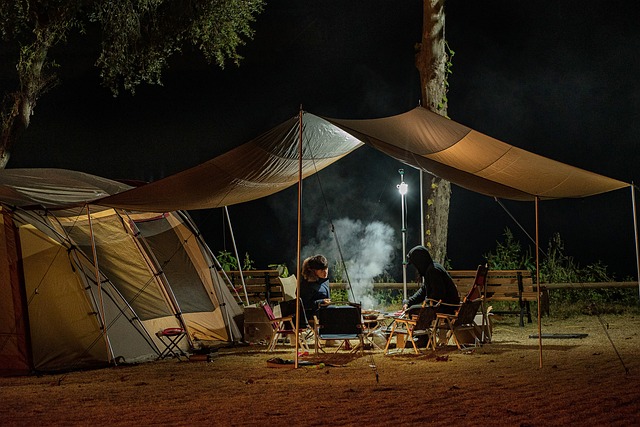 flashlight, camping, outdoors