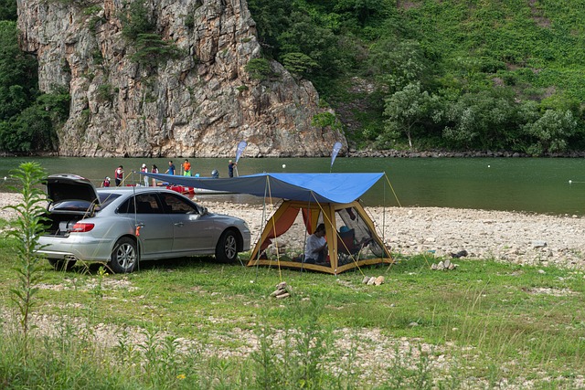 flashlight, camping, outdoors