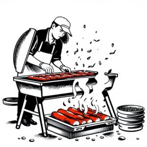 BBQ Pig Feet with Coleslaw and Cornbread: A Hearty Southern Spread