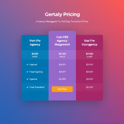 agency management pricing