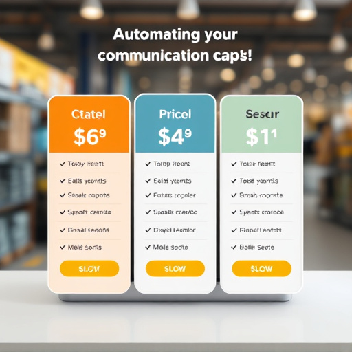 automated communication pricing