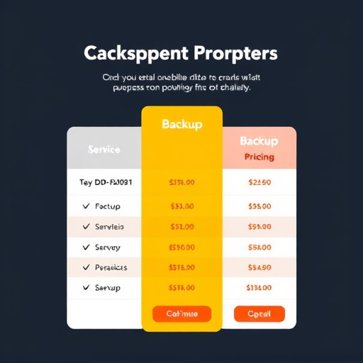 backup service pricing analysis