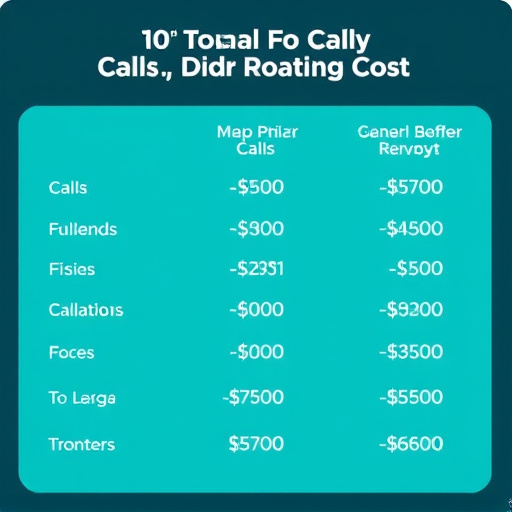 call routing cost