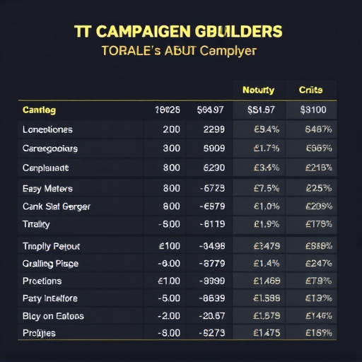 campaign builder cost analysis