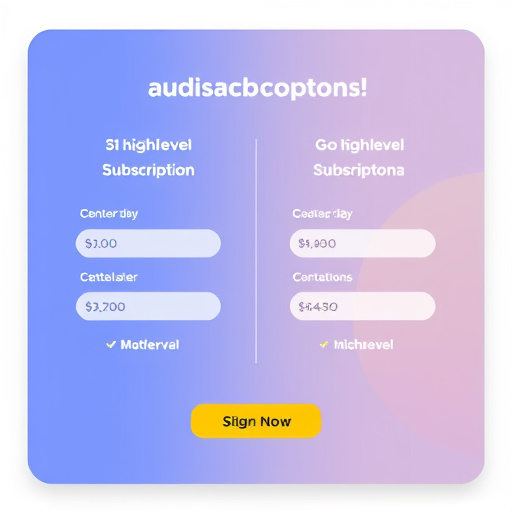 compare gohighlevel subscription