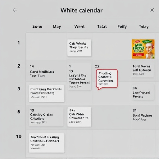 content calendar features