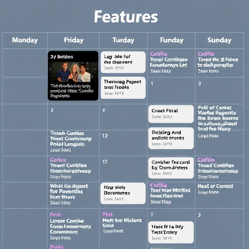 content calendar features