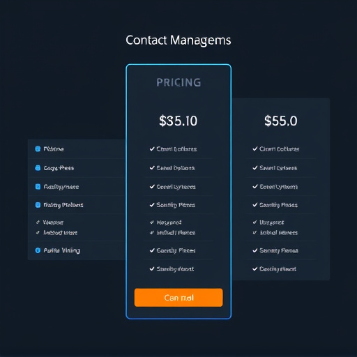 crm contact management pricing