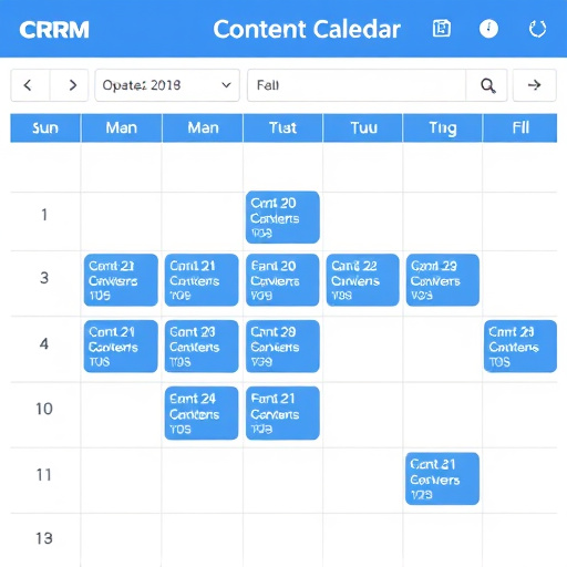 crm content calendar