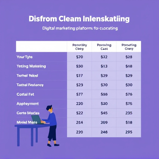 digital marketing platform cost