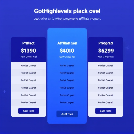 gohighlevel affiliate program pricing