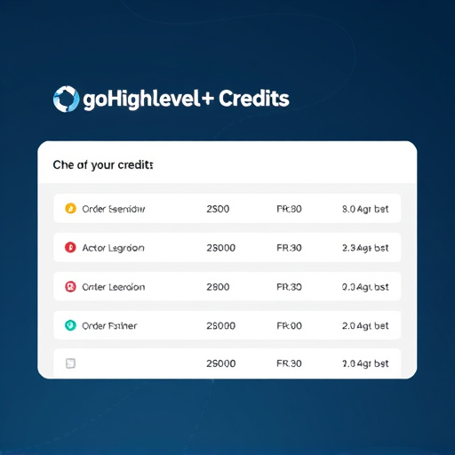 gohighlevel automation credits order