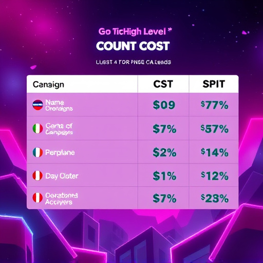 gohighlevel campaign cost tiktok leads