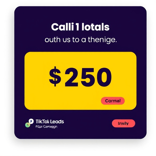 gohighlevel campaign cost tiktok leads