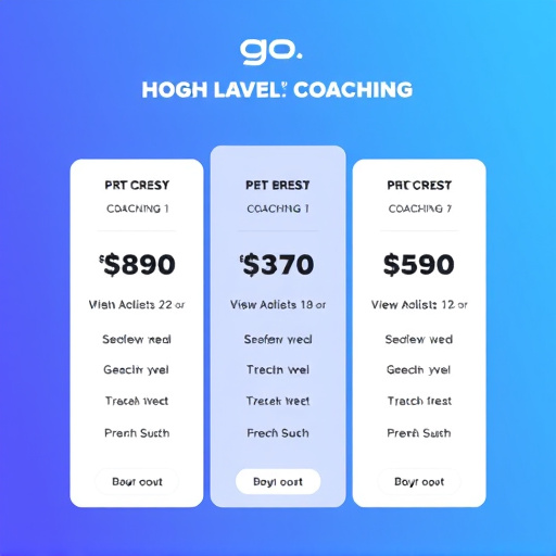 gohighlevel coaching pricing