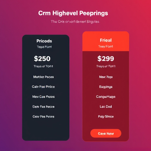gohighlevel crm pricing