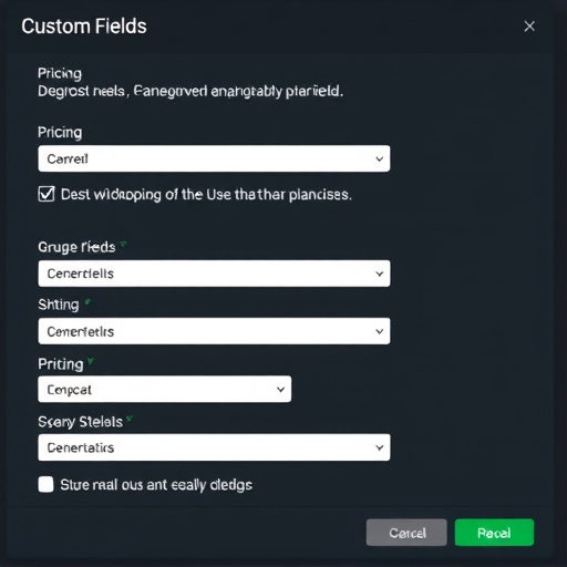 gohighlevel custom fields pricing options