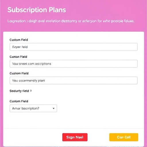 gohighlevel custom fields subscription plans