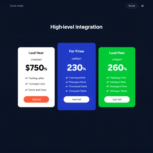 gohighlevel integration pricing model