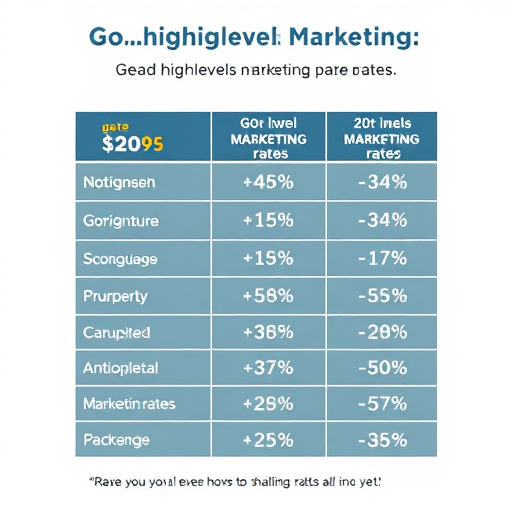 gohighlevel marketing rates