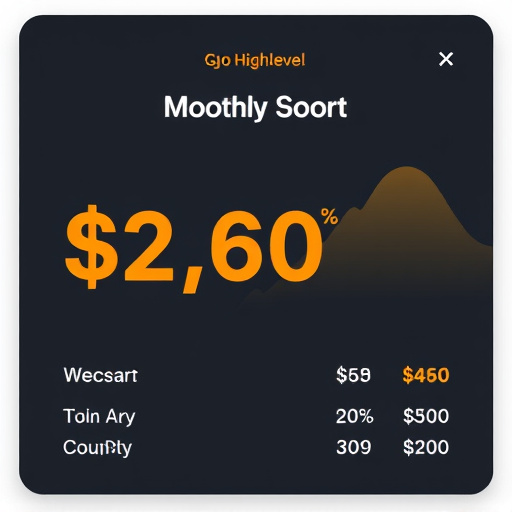 gohighlevel monthly cost