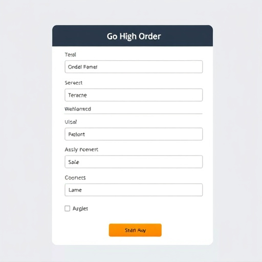 gohighlevel order form design