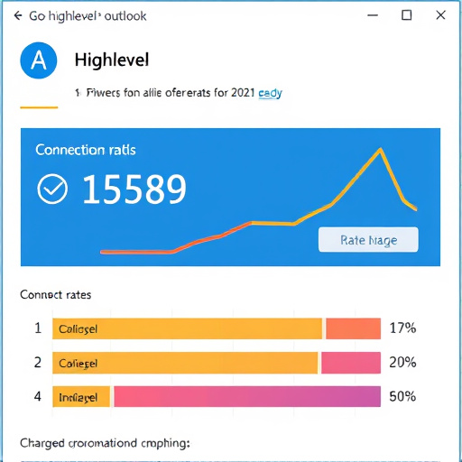 gohighlevel outlook connection rate