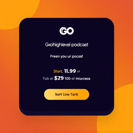 gohighlevel podcast pricing model