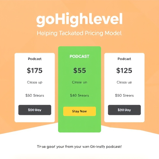 gohighlevel podcast pricing model