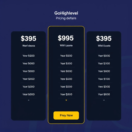 gohighlevel pricing details