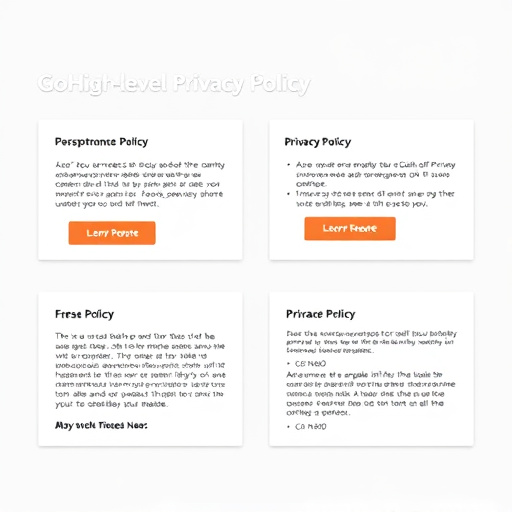 gohighlevel privacy policy templates