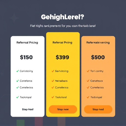 gohighlevel referral pricing