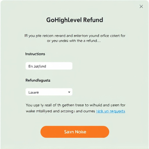 gohighlevel refund request instructions