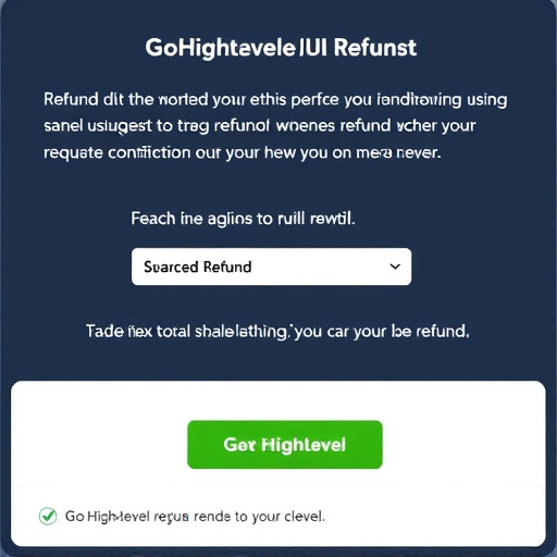 gohighlevel refund request instructions