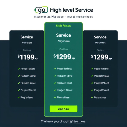 gohighlevel service pricing