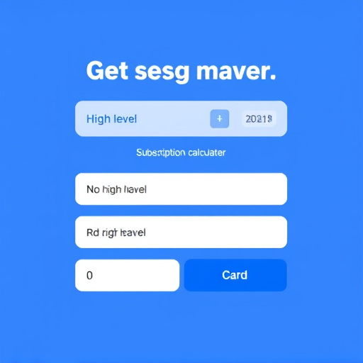 gohighlevel subscription calculator