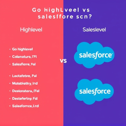 gohighlevel vs salesforce comparison