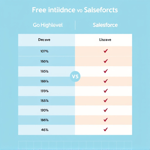 gohighlevel vs salesforce comparison