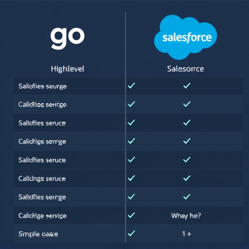 gohighlevel vs salesforce comparison