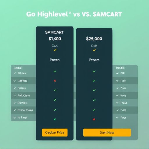 gohighlevel vs samcart pricing comparison