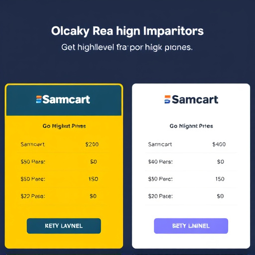 gohighlevel vs samcart pricing comparison