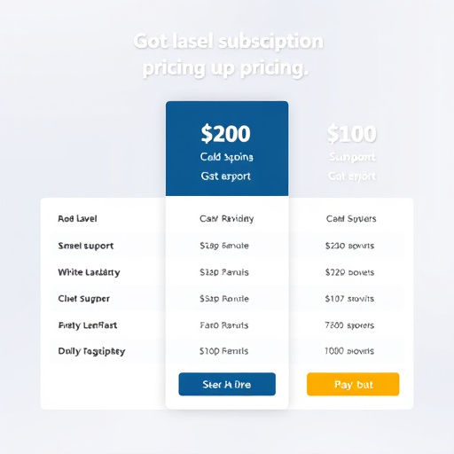 gohighlevel white label subscription support pricing