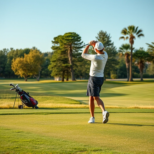 golfing