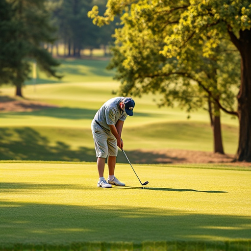 golfing