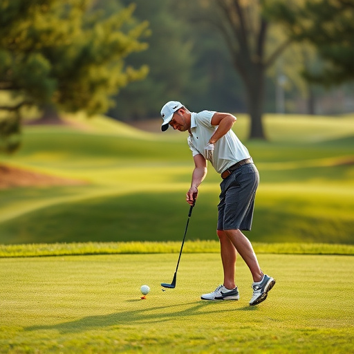 golfing