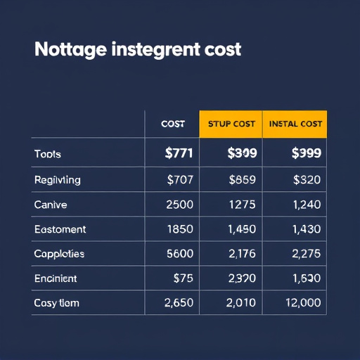 integration setup cost