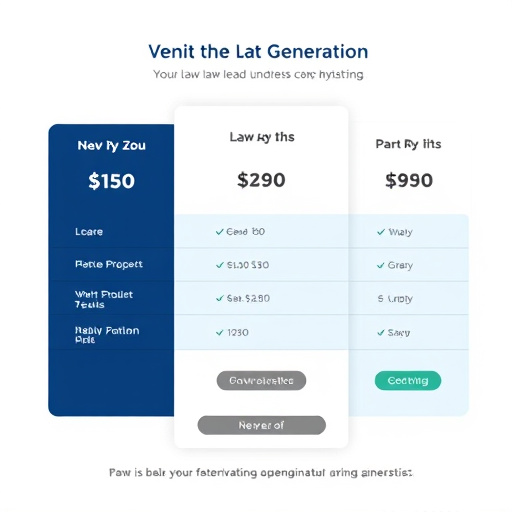 law firm lead generation pricing