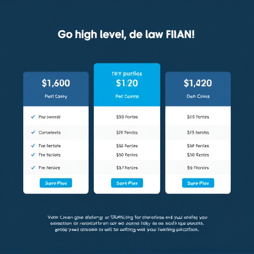 law firm pricing plans gohighlevel